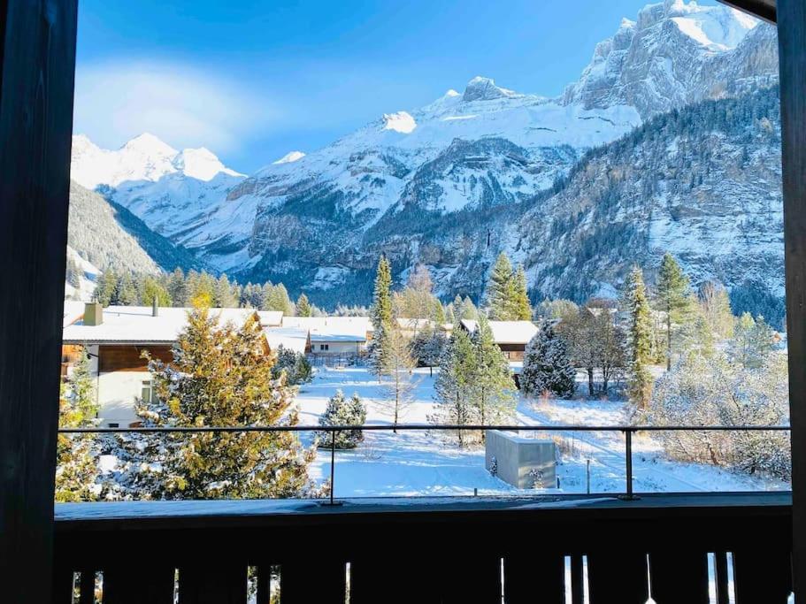 Unique Penthouse With Gallery And Mountain View Kandersteg Dış mekan fotoğraf