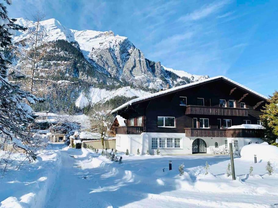 Unique Penthouse With Gallery And Mountain View Kandersteg Dış mekan fotoğraf