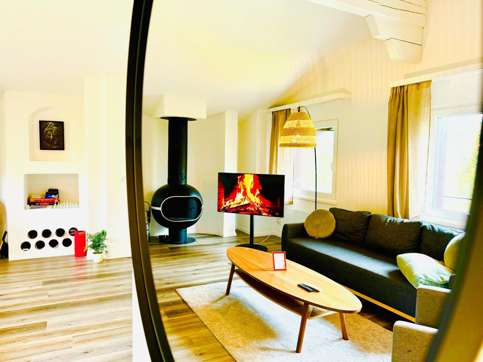 Unique Penthouse With Gallery And Mountain View Kandersteg Dış mekan fotoğraf