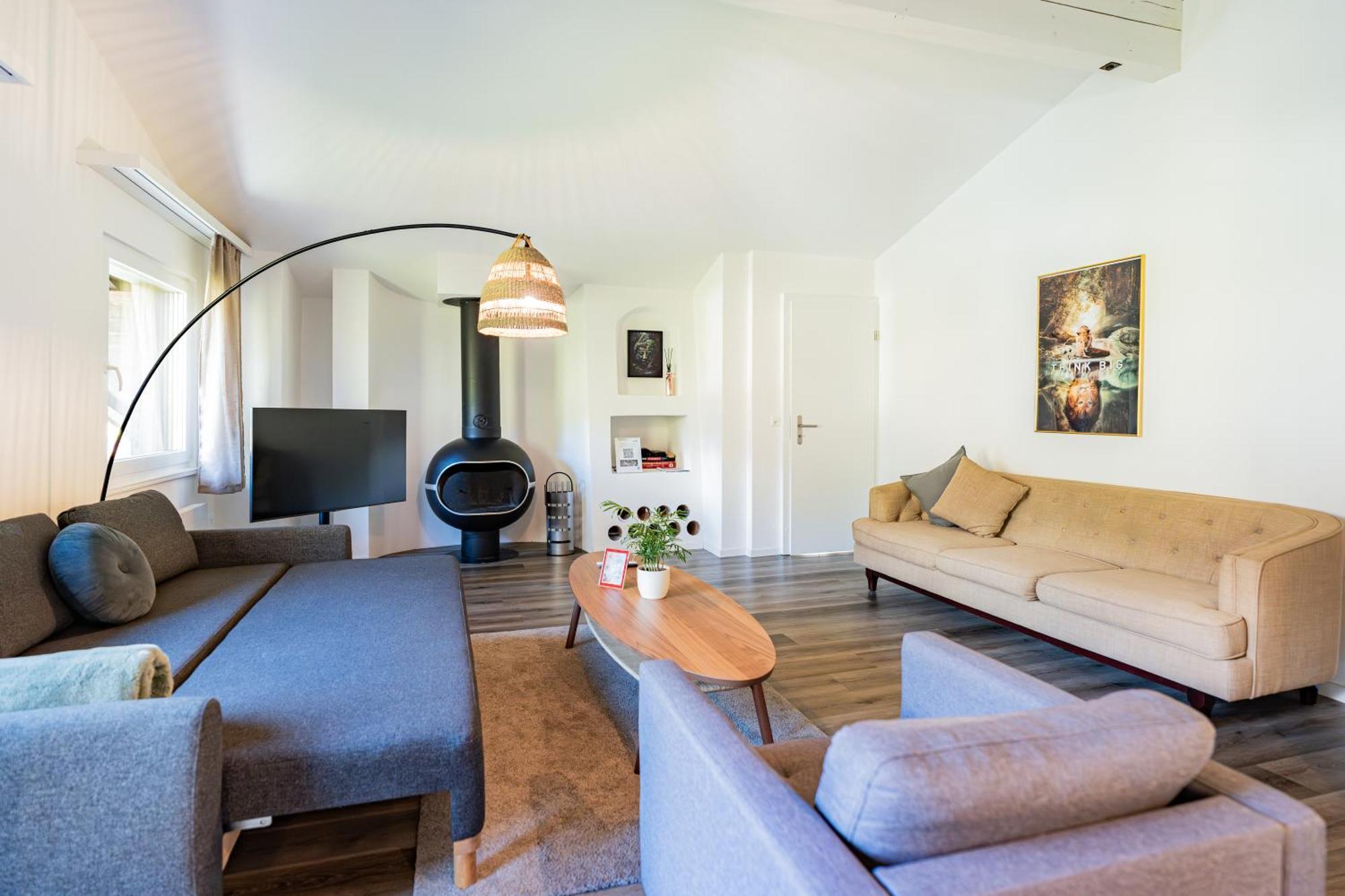 Unique Penthouse With Gallery And Mountain View Kandersteg Dış mekan fotoğraf