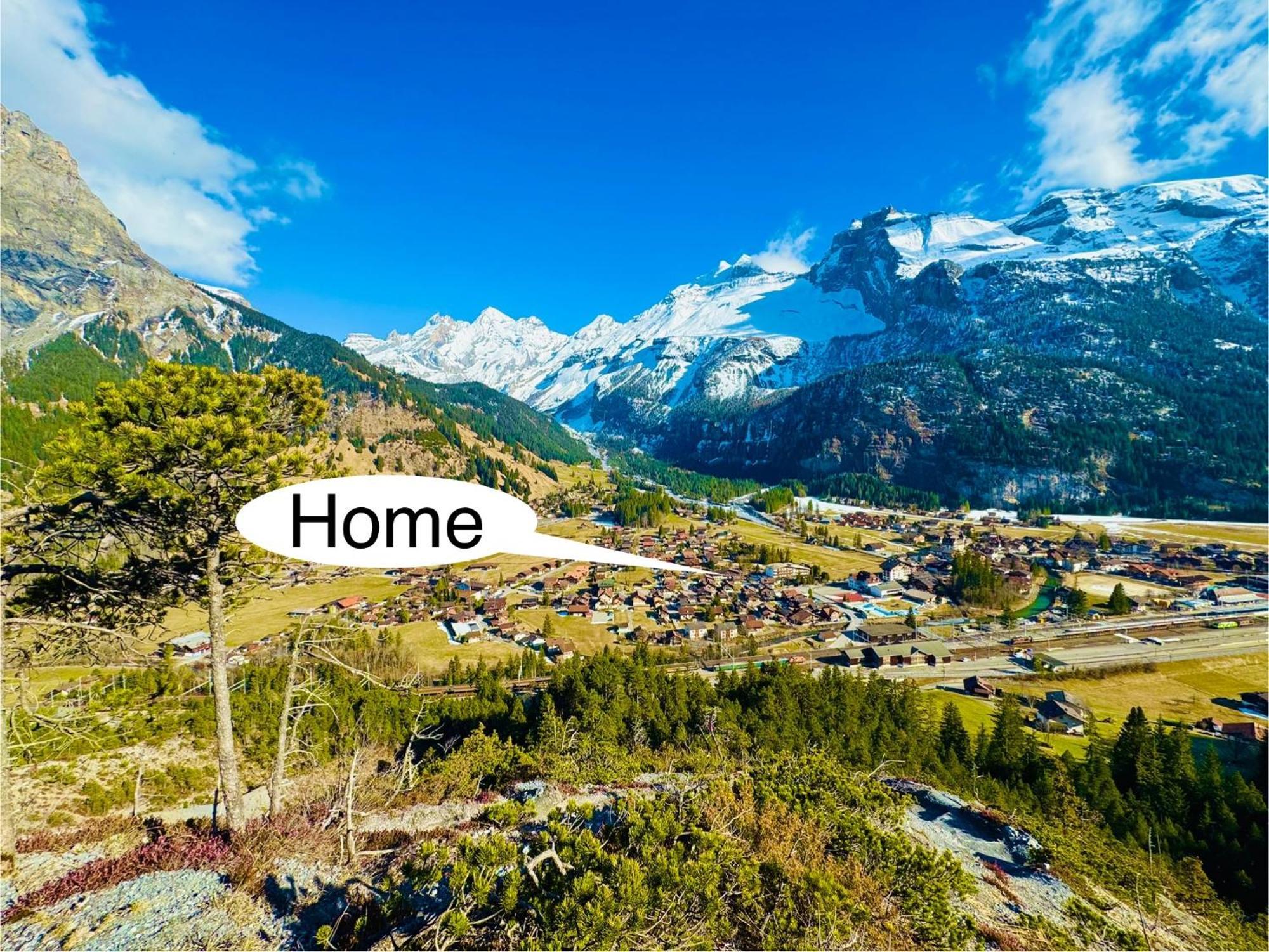 Unique Penthouse With Gallery And Mountain View Kandersteg Dış mekan fotoğraf
